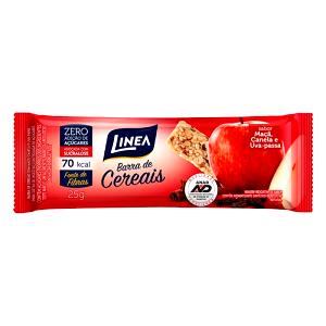 Quantas calorias em 1 barra (25 g) Barra de Cereais com Maçã, Canela e Uva-Passa?