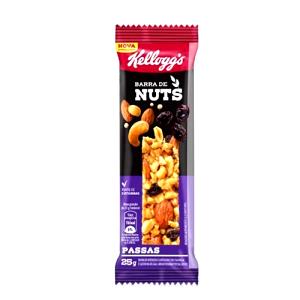 Quantas calorias em 1 barra (25 g) Barra de Nuts?