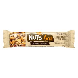 Quantas calorias em 1 barra (25 g) Barra Nuts?