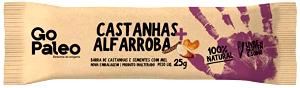 Quantas calorias em 1 barra (25 g) Paleo Nuts Castanhas + Alfarroba?