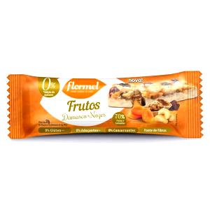 Quantas calorias em 1 barra (27 g) Frutos Damasco e Nozes?