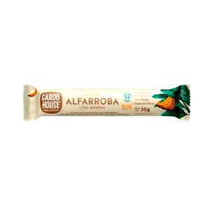 Quantas calorias em 1 barra (30 g) Alfarroba com Banana?