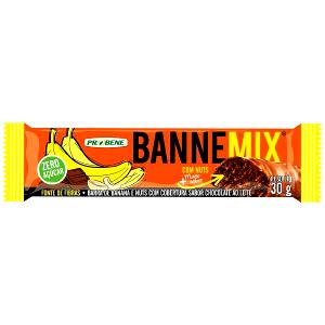 Quantas calorias em 1 barra (30 g) Bannemix?