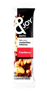 Quantas calorias em 1 barra (30 g) Barra de Nuts Cranberry?
