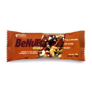 Quantas calorias em 1 barra (30 g) Benuts Macadâmia?