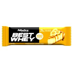 Quantas calorias em 1 barra (30 g) Best Whey Bar Banana Caramelizada?