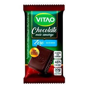 Quantas calorias em 1 barra (30 g) Chocolate Meio Amargo com Amaranto e Quinoa?