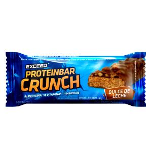 Quantas calorias em 1 barra (30 g) Protein Bar Crunch Dulce de Leche?