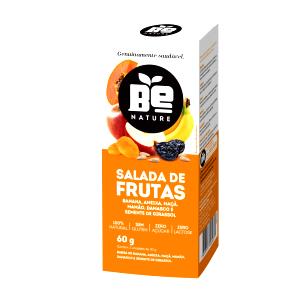 Quantas calorias em 1 barra (30 g) Saladinha de Frutas Secas Natural?