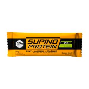 Quantas calorias em 1 barra (30 g) Supino Protein Baunilha com Crispies?