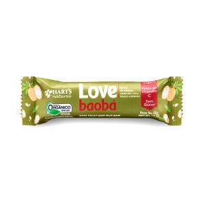 Quantas calorias em 1 barra (35 g) Love Baoba?