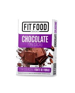Quantas calorias em 1 barra (40 g) Chocolate 70% com Colageno?