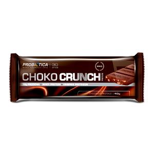 Quantas calorias em 1 barra (40 g) Choko Crunch Protein Meio Amargo?