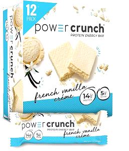 Quantas calorias em 1 barra (40 g) Power Crunch?