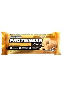 Quantas calorias em 1 barra (40 g) Protein Bar Low Gi Paçoca?