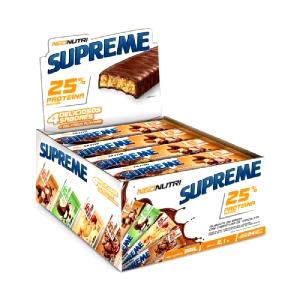 Quantas calorias em 1 barra (40 g) Supreme Amendoim?