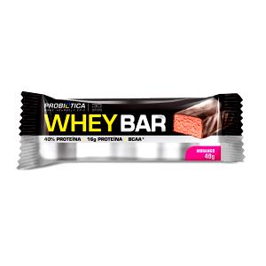 Quantas calorias em 1 barra (40 g) Whey Bar Amendoim?