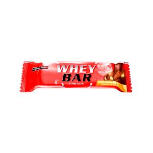 Quantas calorias em 1 barra (40 g) Whey Bar Protein Chocolate com Amendoim?