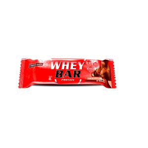 Quantas calorias em 1 barra (40 g) Whey Bar Protein Morango com Cobertura de Chocolate?