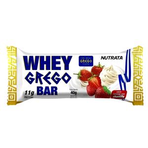 Quantas calorias em 1 barra (40 g) Whey Protein Bar Morango?