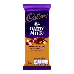 Quantas calorias em 1 barra (43 g) Milk Chocolate Almond?