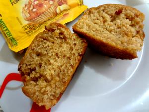 Quantas calorias em 1 barra (50 g) Cereale Muffin Banana e Amêndoas?