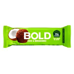 Quantas calorias em 1 barra (60 g) Bold Bar Coco & Brigadeiro?