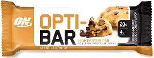 Quantas calorias em 1 barra (60 g) Opti-Bar Chocolate Chip?