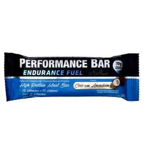 Quantas calorias em 1 barra (60 g) Performance Bar Coco com Amendoim?