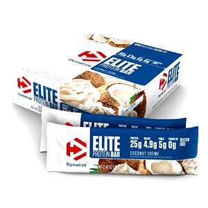 Quantas calorias em 1 barra (70 g) Elite Protein Bar Coconut Crème?