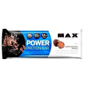 Quantas calorias em 1 barra (90 g) Power Protein Bar Dark Chocolate Truffle?