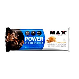 Quantas calorias em 1 barra (90 g) Power Protein Bar Peanut Butter?