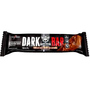 Quantas calorias em 1 barra (90 g) Whey Bar Darkness Chocolate Meio Amargo com Castanhas?