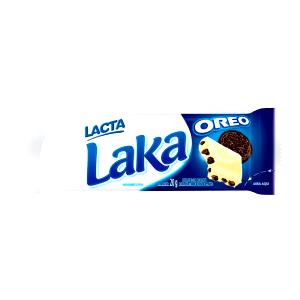 Quantas calorias em 1 barrinha (20 g) Laka Oreo (20g)?