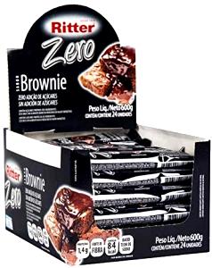 Quantas calorias em 1 barrinha (25 g) Barra de Cereal Brownie Zero?