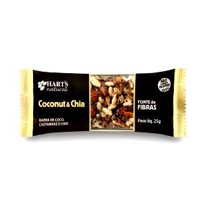 Quantas calorias em 1 barrinha (25 g) Barrinha de Cereal de Amêndoas e Coco?