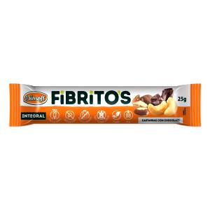 Quantas calorias em 1 barrinha (25 g) Fibritos com Castanhas?