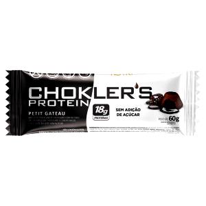 Quantas calorias em 1 barrinha (60 g) Chokler’S Protein Petit Gateau?