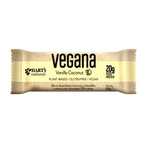 Quantas calorias em 1 barrinha (70 g) Barra de Proteína Vegana Vanilla Coconut?
