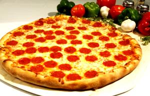 Quantas calorias em 1 biscoito (26 g) Pizza Sabor Pepperoni?