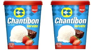 Quantas calorias em 1 bola (60 g) Chantibon?