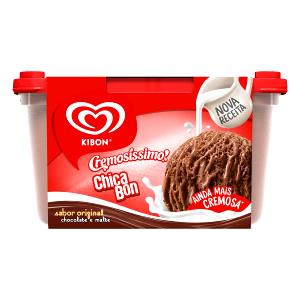 Quantas calorias em 1 bola (60 g) Chicabon Branco?