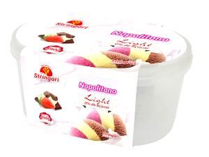 Quantas calorias em 1 bola (60 g) Light Napolitano?