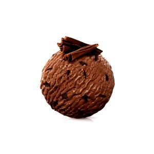 Quantas calorias em 1 bola (60 g) Sorvete Chocolate?