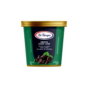 Quantas calorias em 1 bola (60 g) Sorvete Light Menta Choc Chip?