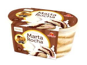 Quantas calorias em 1 bola (60 g) Sorvete Marta Rocha?