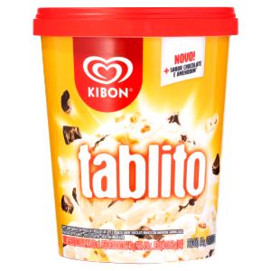 Quantas calorias em 1 bola (60 g) Sorvete Tablito?