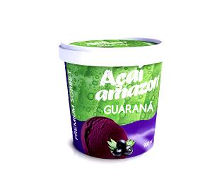 Quantas calorias em 1 bola média (60 g) Açaí Tradicional com Guaraná?