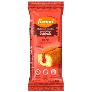 Quantas calorias em 1 bolinho (40 g) Bolinho de Baunilha com Recheio de Goiabada?