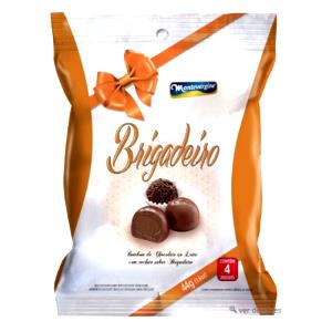 Quantas calorias em 1 bombom (11 g) Bombom de Chocolate Ao Leite com Recheio de Brigadeiro?